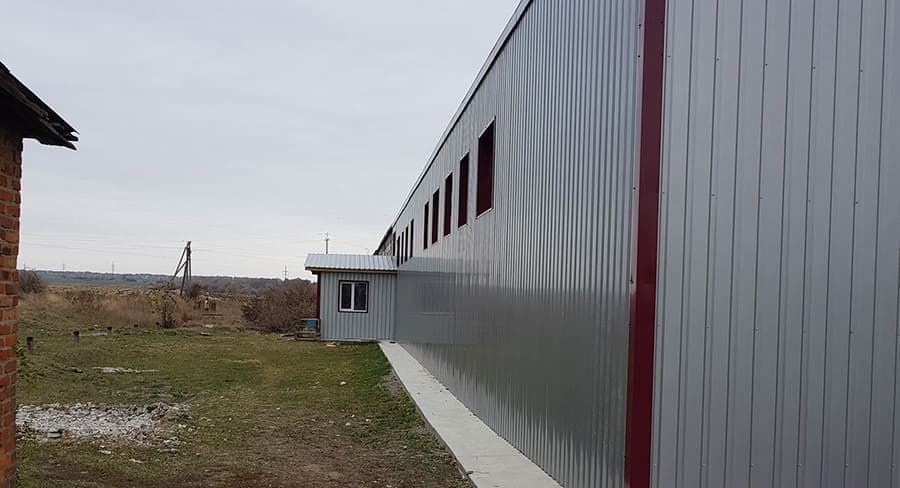 Типография Новопокровка — Устройство вентилируемого фасада.